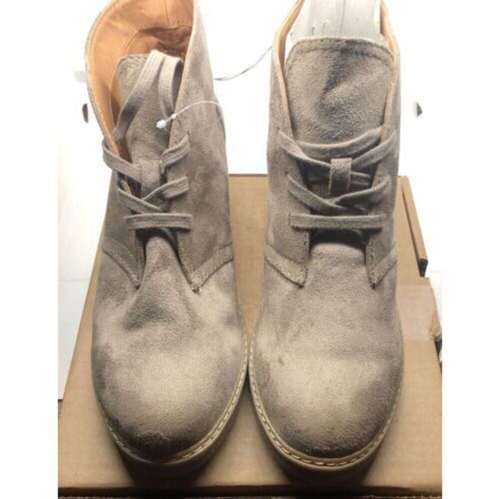 Universal Thread Lucia Microsuede Lace-Up Heeled Ankle Booties NWOB size 11